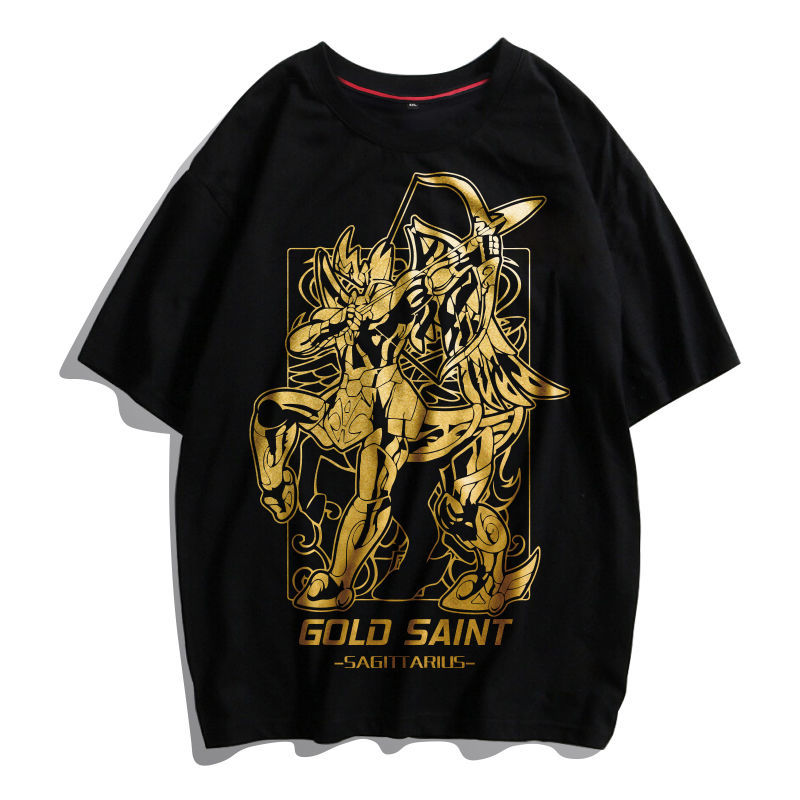 【買一送一】聖鬥士星矢t恤短袖2021夏新款十二星座潮牌純棉男女半袖上衣 【買一送一】聖鬥士星矢t恤短袖2021夏新款十二星座潮牌純棉男女半袖上衣