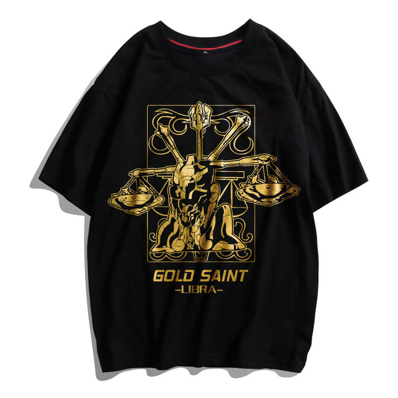 【買一送一】聖鬥士星矢t恤短袖2021夏新款十二星座潮牌純棉男女半袖上衣 【買一送一】聖鬥士星矢t恤短袖2021夏新款十二星座潮牌純棉男女半袖上衣