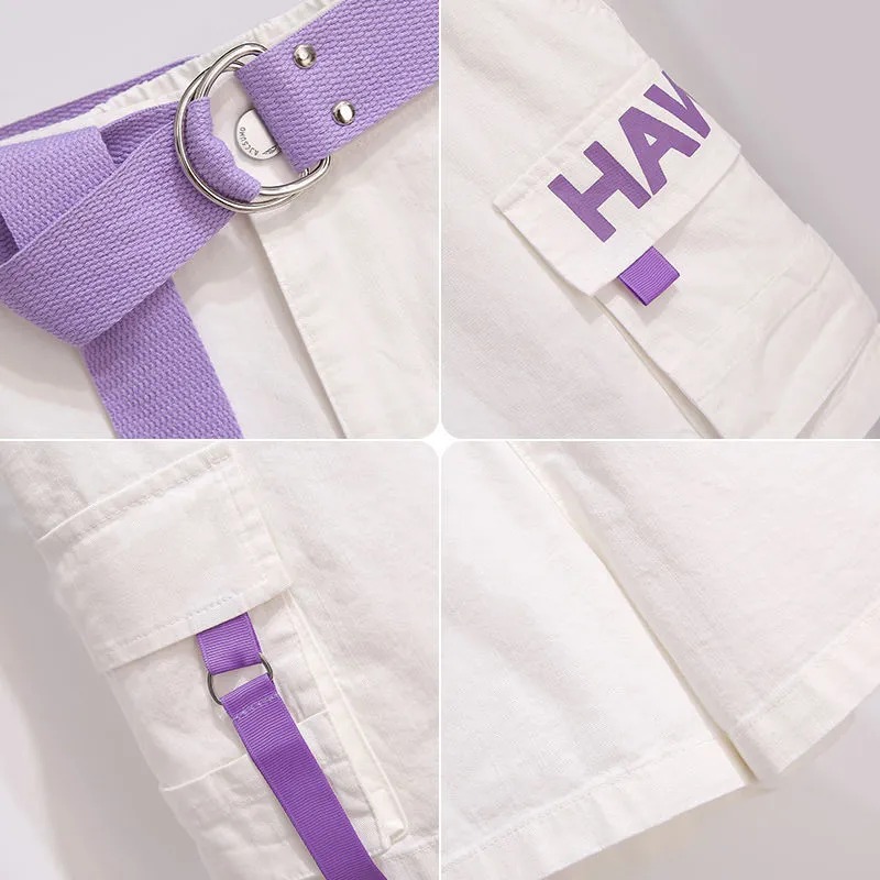 夏季女裝2021新款小個子氣質套裝洋氣減齡女生時尚短褲兩件套