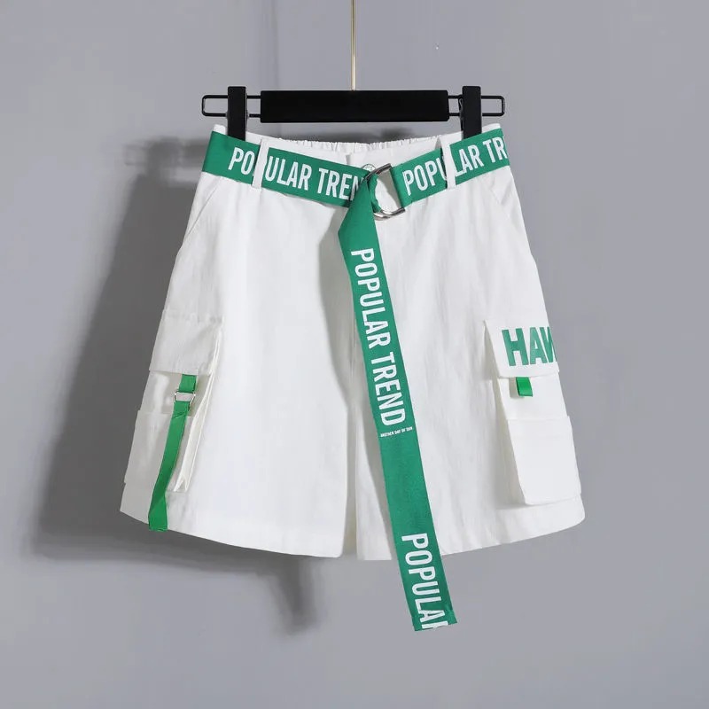 夏季女裝2021新款小個子氣質套裝洋氣減齡女生時尚短褲兩件套